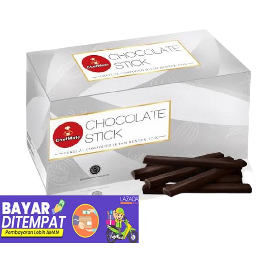 

COKLAT STICK CHEFMATE 1000 GR/CHEFMATE BAKING STICKS 1 KG STICK COKELAT BAT ON COMPOUND COKLAT/CHEFM