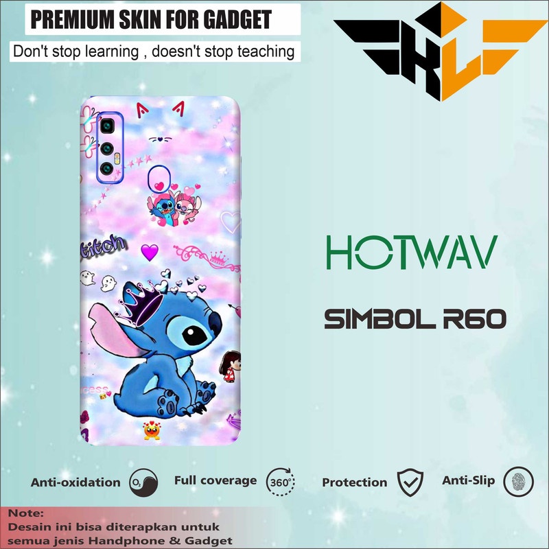 Beli 1 Geratis 1 SKIN HANDPHONE HOTWAVE SIMBOL R60 STITCH