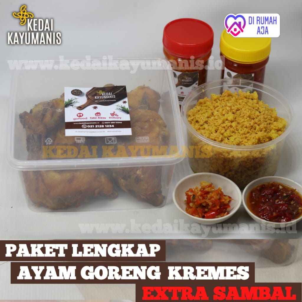 

Paket Ayama Goreng Kremes (1 ekor/4potong) - tanpa extra