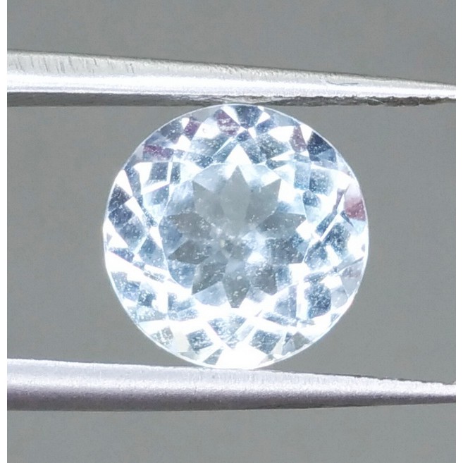 Batu permata Asli Natural Bergaransi White Topaz Putih Kristal