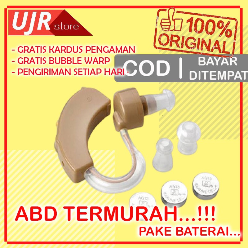 Jual Alat Bantu Pendengaran Orang Tua Hearing Aid Aids Kit Behind The ...