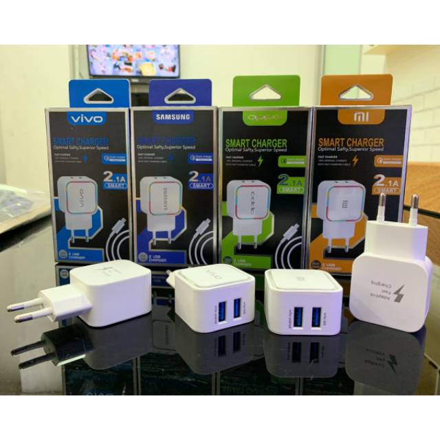 Charger Led 2 Port USB Dan Merk Lain nya