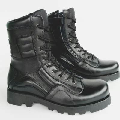 sepatu PDL laras bahan kulit sapi asli safety ujung besi out sol radial