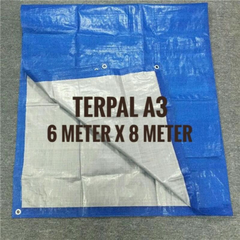 Terpal Plastik A3 6x8 Meter