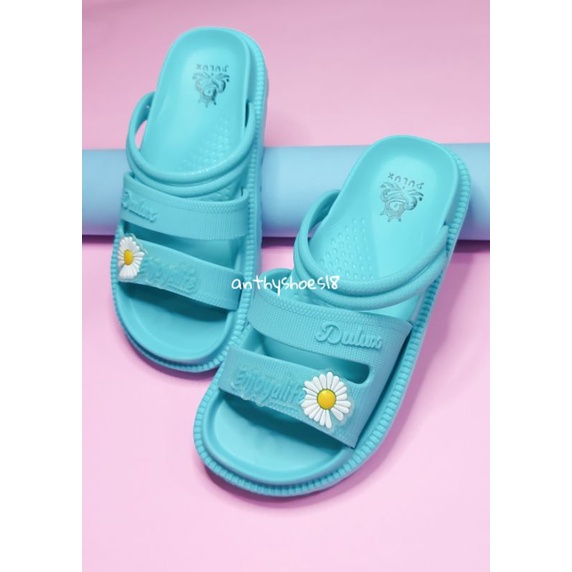 *NEW* Sandal Selop / Selop Tali Anak Perempuan DULUX 323 Bunga Matahari Size 30-35