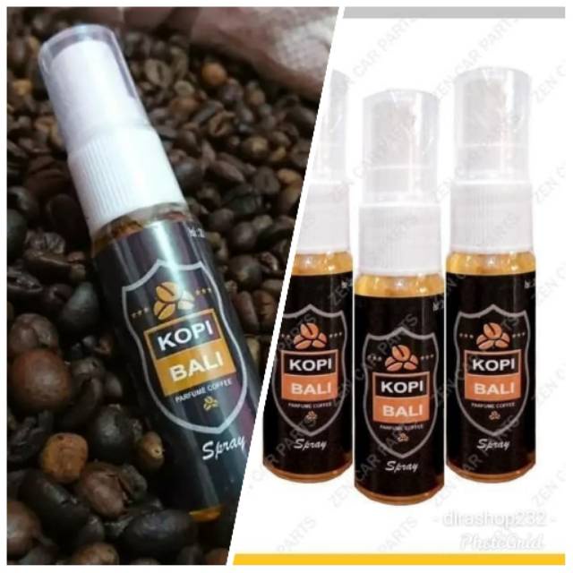 Parfum Kopi Bali Spray Mobil Pengharum Ruangan Pewangi Botol Ori 20ml Jaket Helm Kopi Aroma Kopi Relaksasi