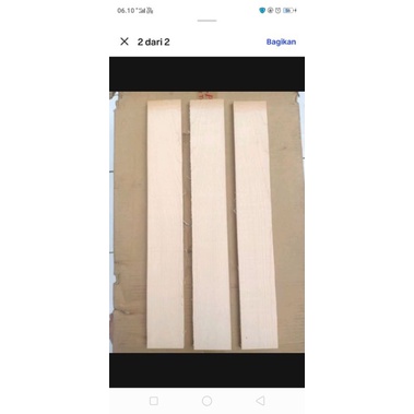 kayu maple bahan fretboard dan neck custom ukuran