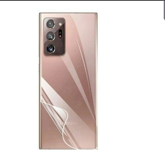 SAMSUNG NOTE 20 / SAMSUNG NOTE 20 ULTRA ANTI GORES HYDROGEL BENING DEPAN ATAU BELAKANG ATAU FULL SET, SCREEN GUARD GEL FRONT OR BACK CLEAR TRANSPARAN PLASTK