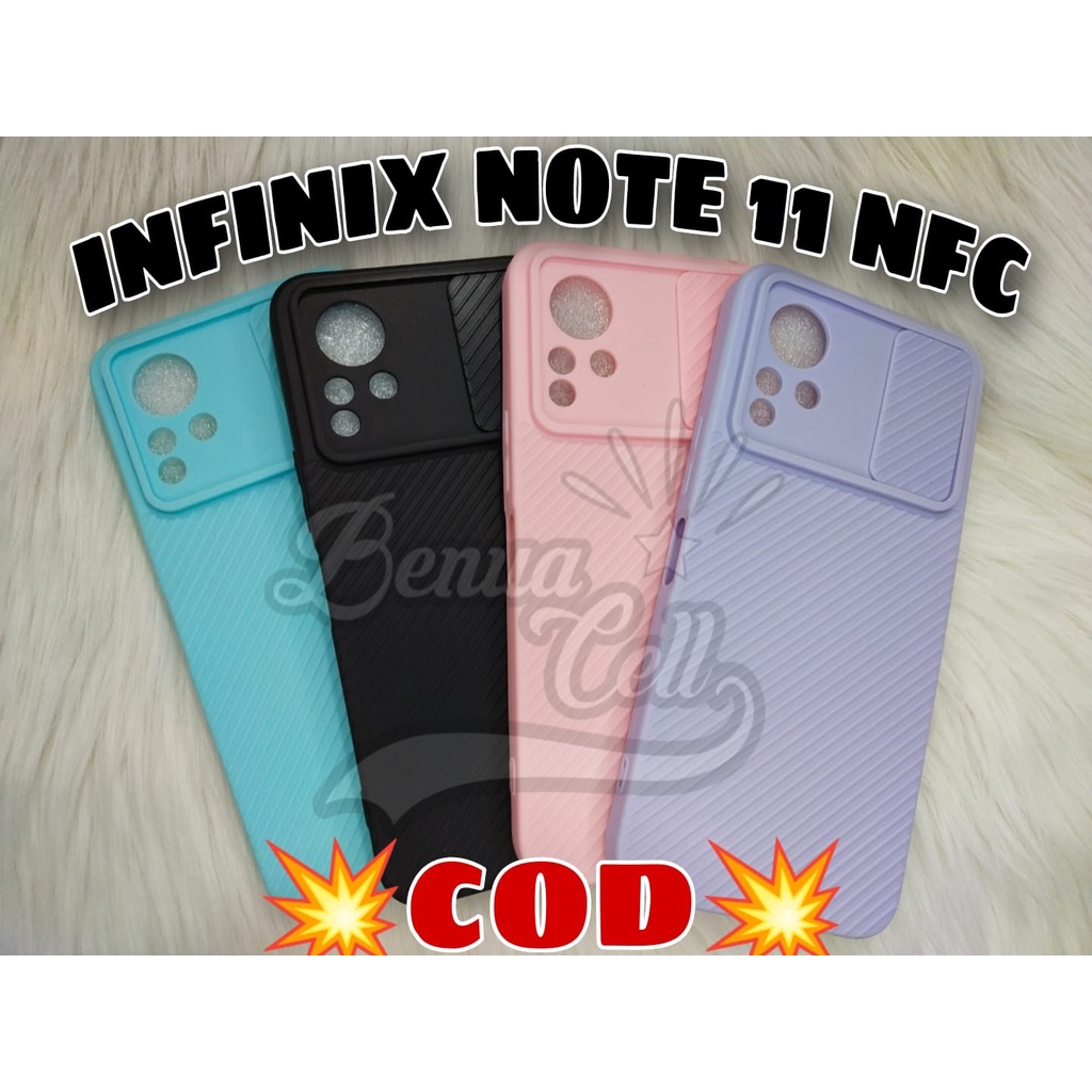 INFINIX NOTE 11 PRO, NOTE 11 NFC SOFTCASE SLIDING KAMERA CASE SLIDE CAMERA INFINIT NOTE 11 NFC // NOTE 11PRO - BC