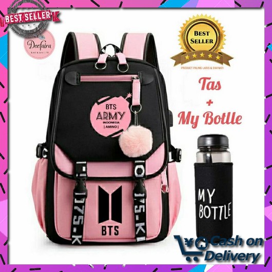 Tas Sekolah Cewek Paud Rnasel Gendong Tas Punggung Anak Sd Tk  B Tas Bts Army Tas Exo Tas Se