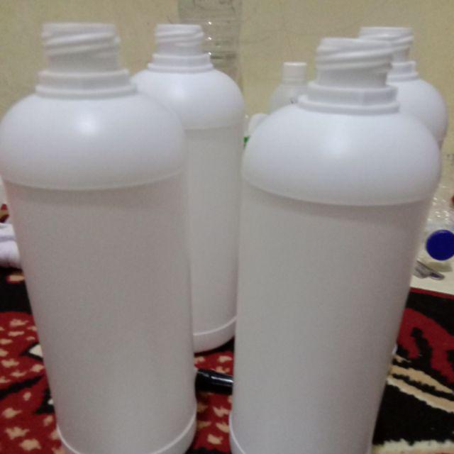 Botol 1 Liter /putih Susu/putih Natural/madu/juice/jamu/minyak/handsoap/handsanitizer/baru/foodgrade