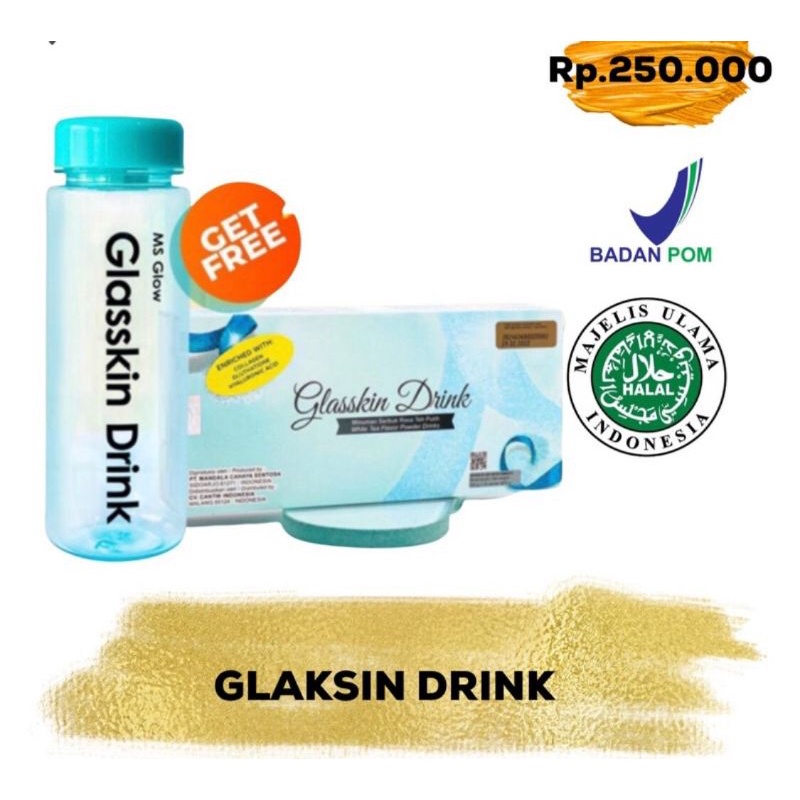 MS Glow Beauty Drink / Gluta Drink Glutathione Whitening Supplement Minuman