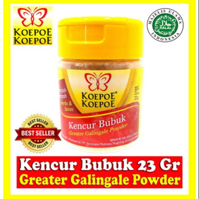 

KENCUR BUBUK 23 GR KOEPOE KOEPOE - GREATER GALINGALE POWDER