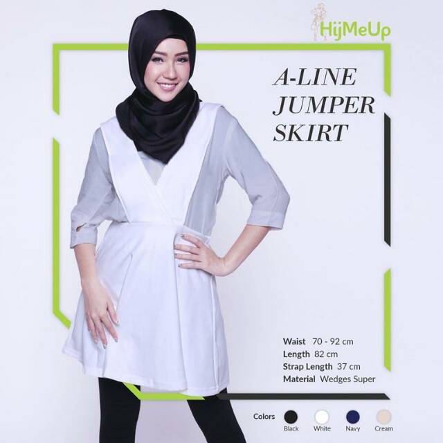 line jumper skirt bagus murah berkualitas