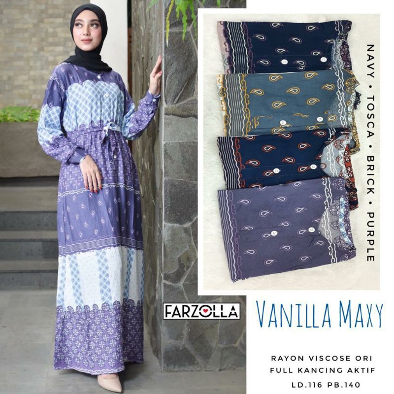 VANILA MAXY GAMIS WANITA FARZOLLA