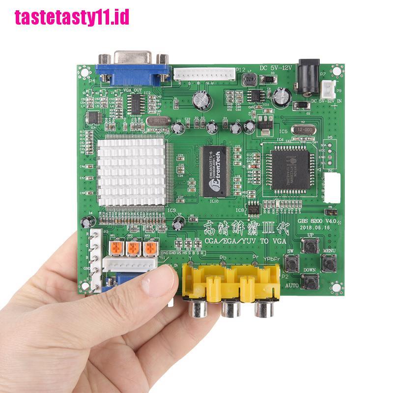 【TTID】Arcade Game RGB/CGA/EGA/YUV to VGA HD Video Converter Board HD9800/GBS820