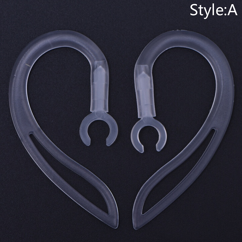 {LUCKID}5/6/7/8/9/10mm Clear Bluetooth Earphone Silicone Earbud Ear hook Loop Clips