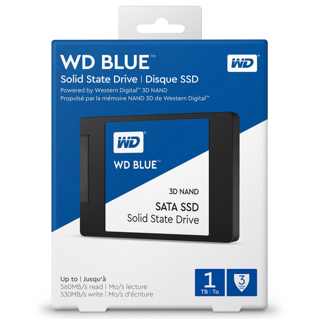 SSD WD Blue 1TB - SSD 1TB 3D Nand 2.5 SATA3