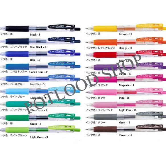 

((BISA COD)) Pulpen Gel Sarasa Clip Zebra - 0.5 mm