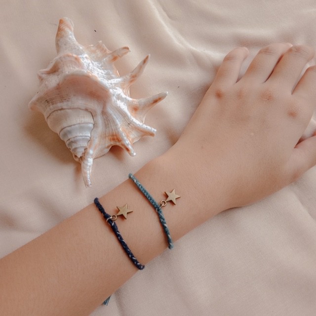 STAR GOLD (gelang tali/ gelang simpel/ gelang etnik/ gelang handmade/ gelang)