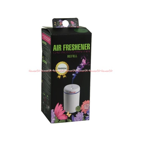 Flamingo 60ml Air Freshener Auto Spray Mini Jasmine Refill Pengharum Pewangi Mobil Isi Ulang Otomatis Spray Refil 60 ml