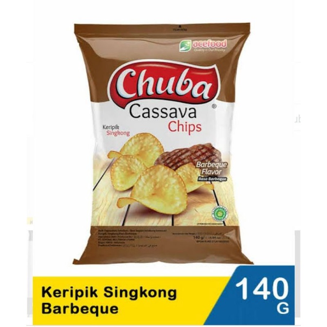 Jual Chuba Cassava Chips Bbq 140g Shopee Indonesia