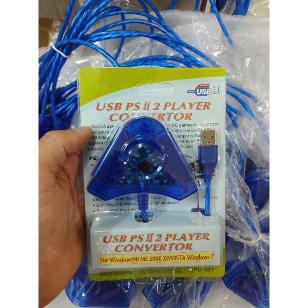 Jual Converter Konverter Usb Double Stick Ps Ke Pc Laptop Pu Indonesia Shopee Indonesia