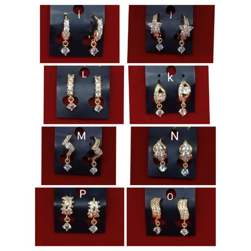 L11. Anting xuping wanita lapis emas gold