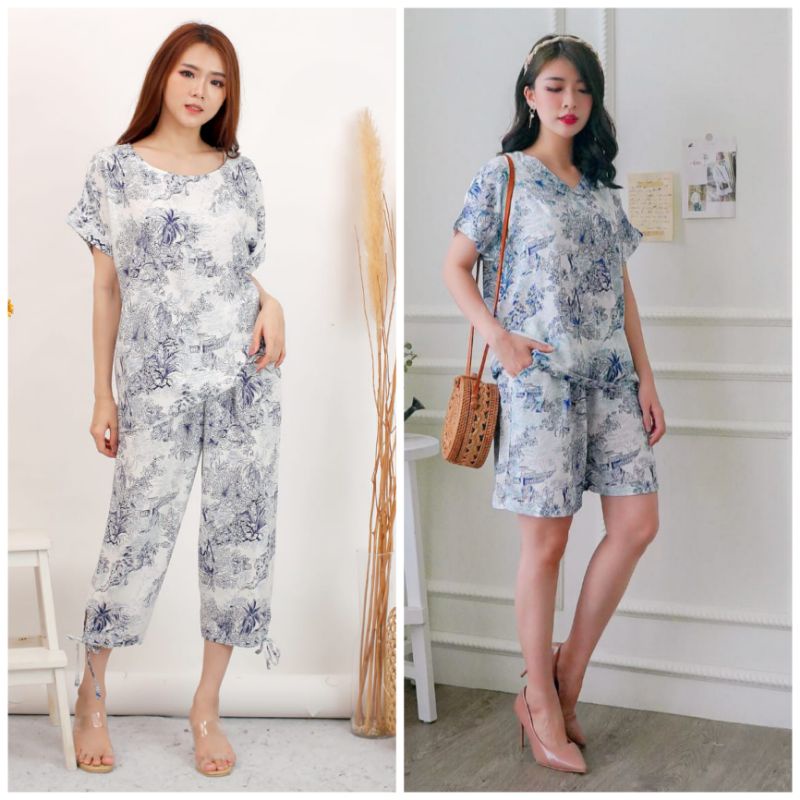 Baju Tidur Rayon / Piyama Wanita Rayon Dior