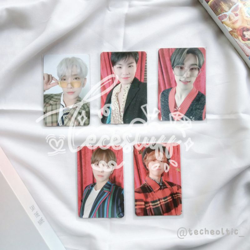 PC PHOTOCARD GOMAZ GOING MAGAZINE SEVENTEEN BLACK VERSION JOSHUA WOOZI DINO SEUNGKWAN HAO