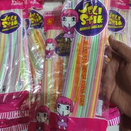 Permen Jelly Stick 50 pcs - Snack - Aneka Rasa - Buah - Permen Jadul