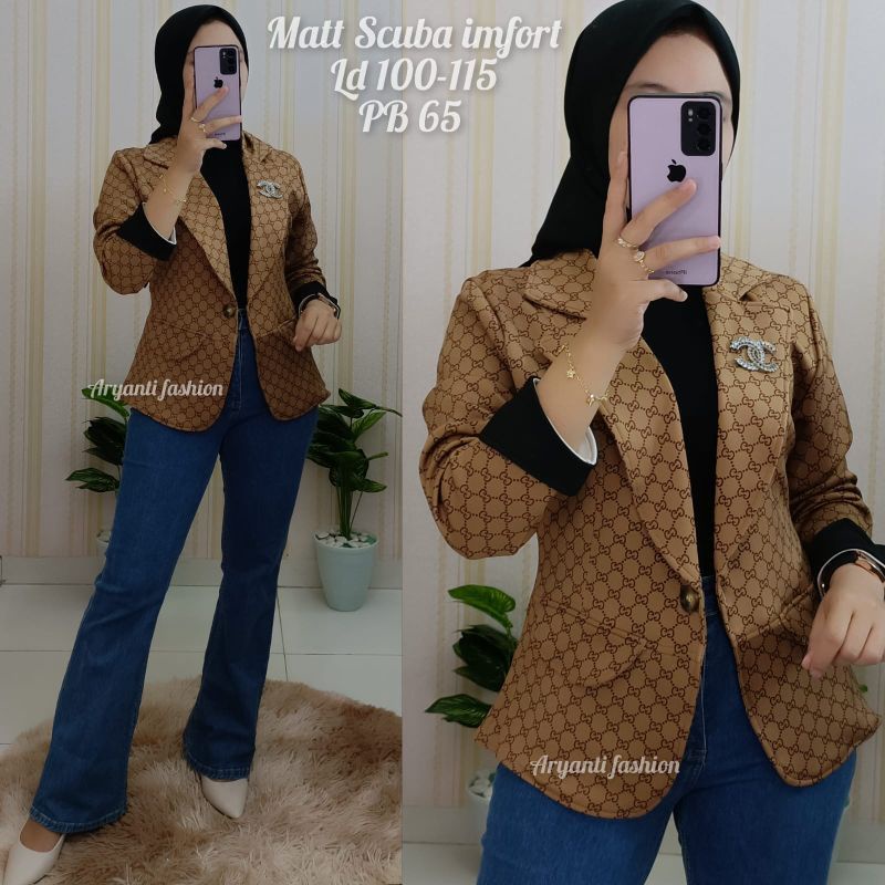 BLAZER GC EXIE SCUBA FASHION TERBARU