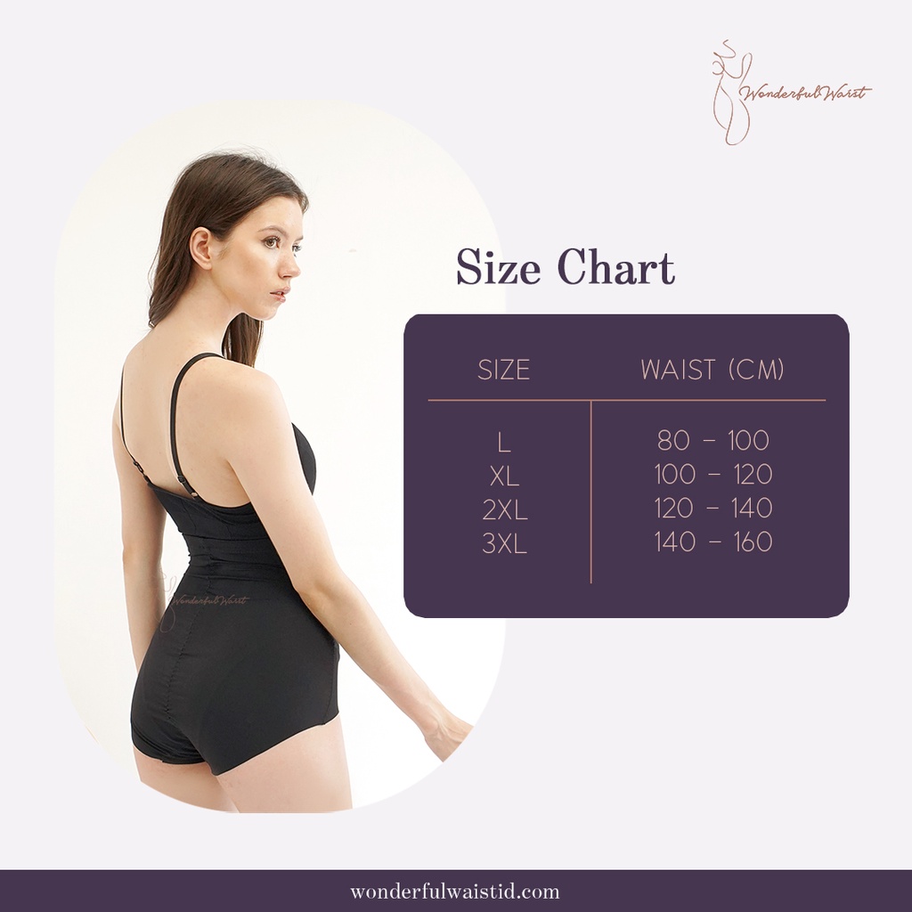 High-waist shaping pants dengan batu Volcanic untuk penunjang diet, Celana dalam peramping dan langsing setelah melahirkan caesar, Celana dalam pelangsing efektif, Celana dalam shaper, atau pembentuk pinggul, dan peramping perut Wonderful waist