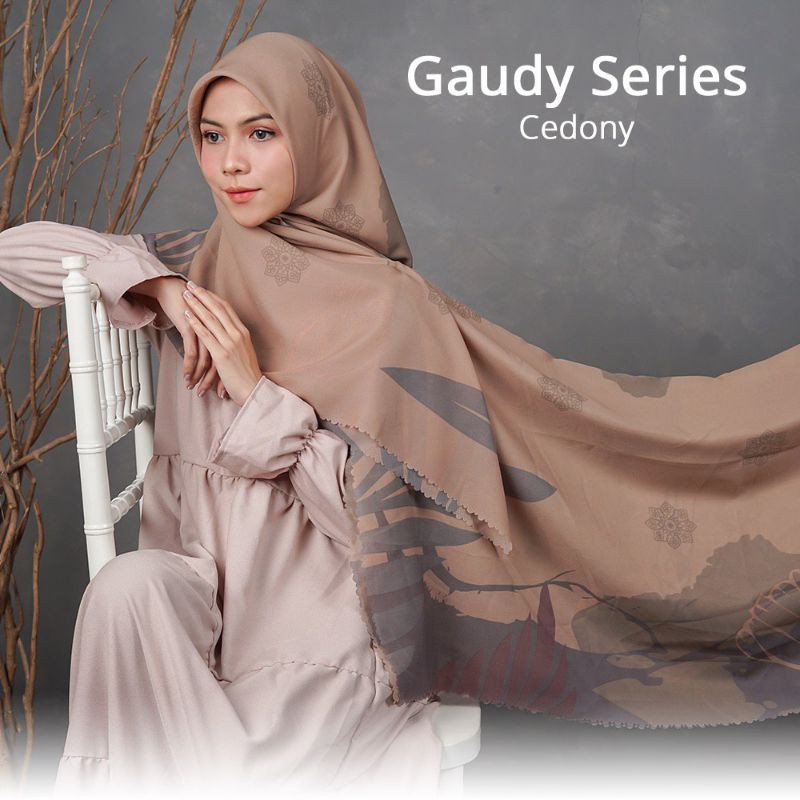 GAUDY SERIES / MOTIF BUNGA MURAH / KERUDUNG GROSIR