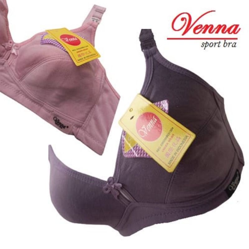 Bh Sport Bra Venna tanpa busa tanpa kawat / bh harian bh nyaman