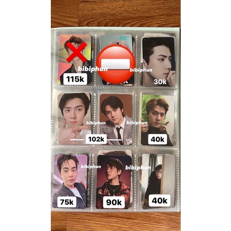 EXO NCT SEHUN XIUMIN BAEKHYUN WINWIN TAEIL OFFICIAL PC