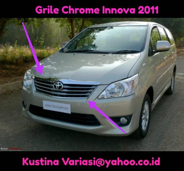 FRONT GRIL INNOVA 2011-2013 CHROME