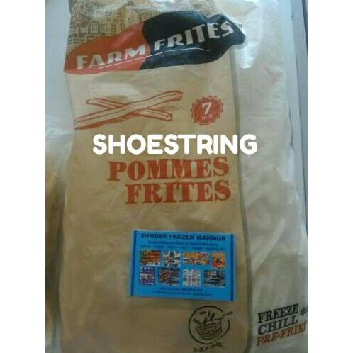 

kentang farm frites 2.5 kg. sunber frozen makmur LIMITED EDITION Kode 1065