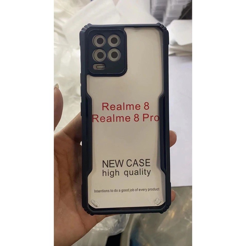 Case Fusion Realme 8 / 8 Pro New - Softcase Clear Armor Bumper Transparent ShockProof - UA
