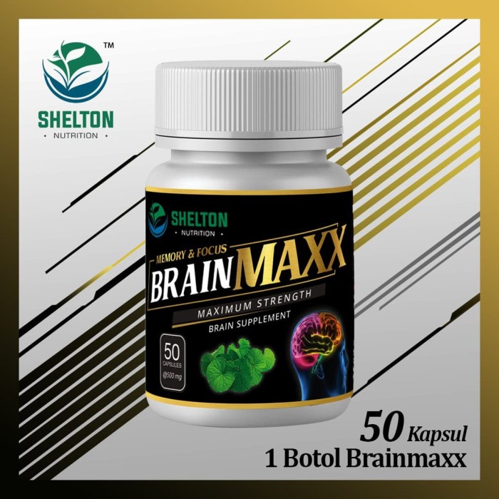 Brainmaxx - Vitamin Obat Otak Anak Nootropic Vit Anak -