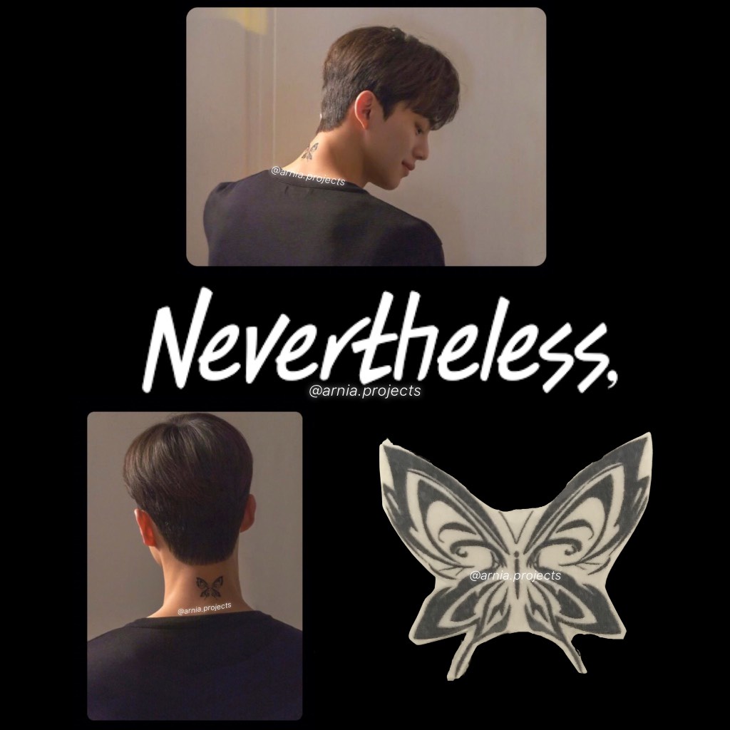 Nevertheless Park Jae Eon Songkang Temporary Tattoo  FREE Photo Card