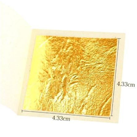 

10pcs Edible Gold 24K Leaf Sheet / Kertas Emas Kue Premium