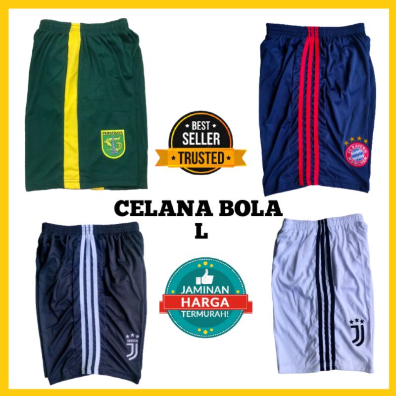 CELANA BOLA PENDEK DEWASA / KOLOR BOLA / KOLOR MURAH / DALAMAN PRIA