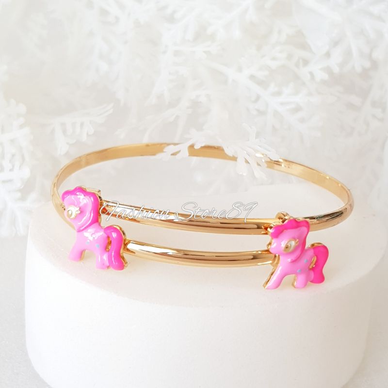 Gelang Bangle Anak  Free Size  impor Perhiasan lapis emas 18K xuping Murah berkualitas