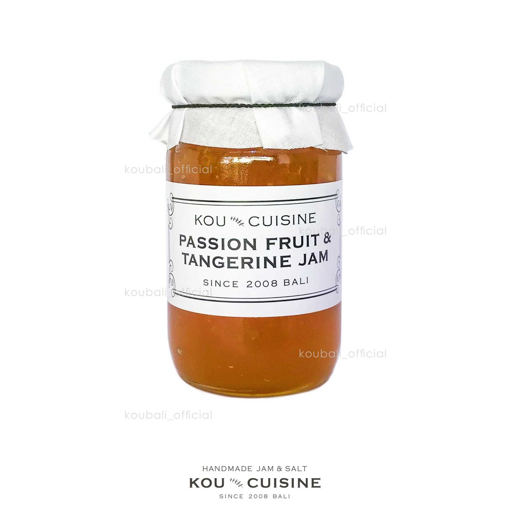 

KOU CUISINE - Passion Fruit & Tangerine Jam (110 ml)