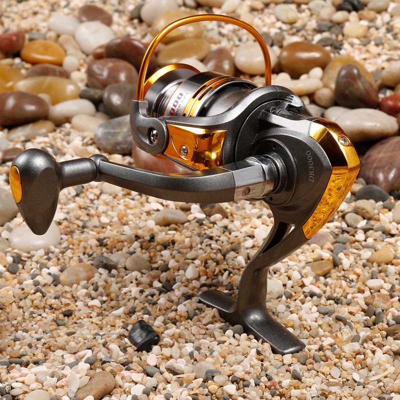 Gulungan Pancing DB3000A Metal  Fishing Spinning Reel 10 Ball Bearing