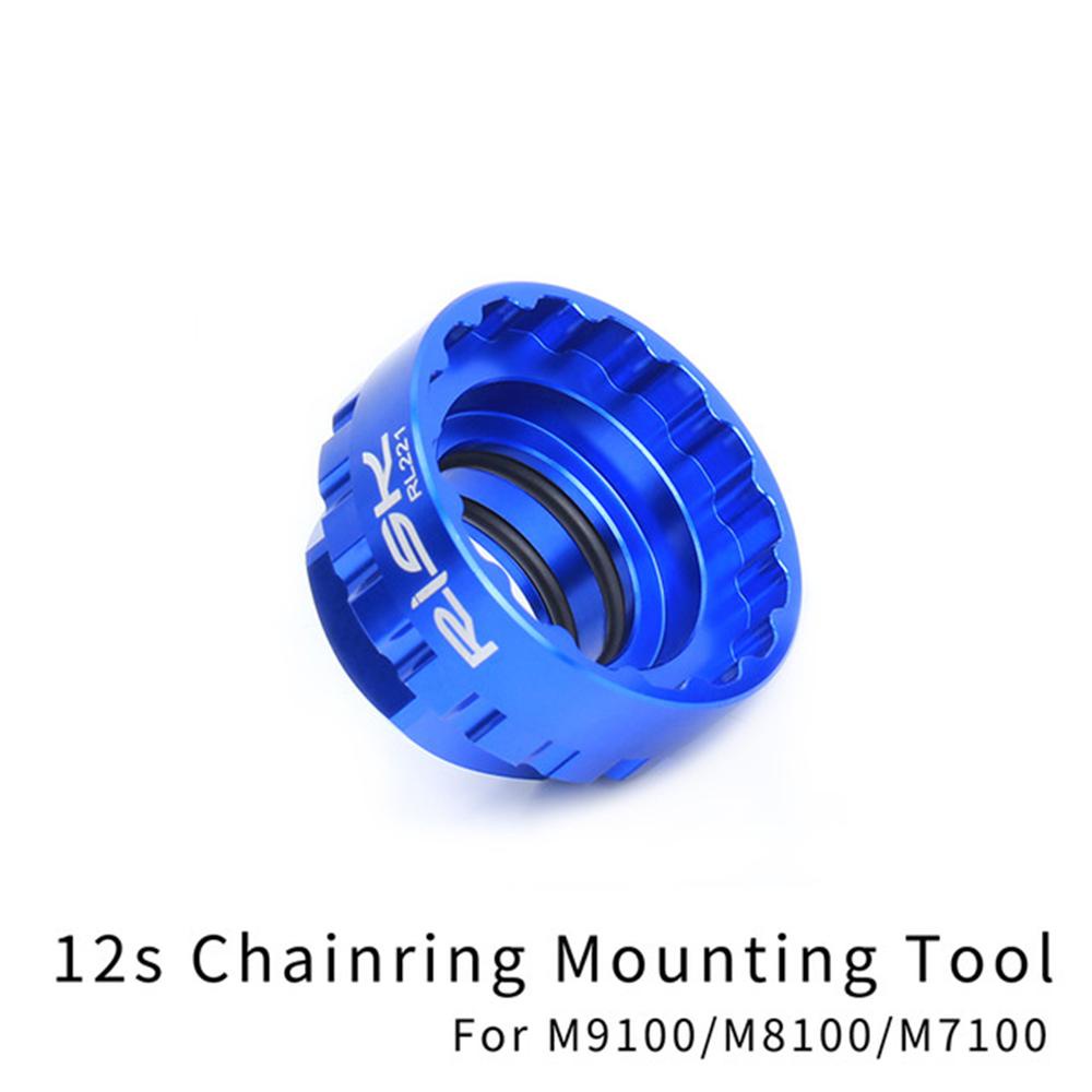 Lanfy Chainrings Mounting Alat Bersepeda Tahan Lama Untuk M7100/M8100/M9100 Alat Perbaikan Aksesoris Sepeda