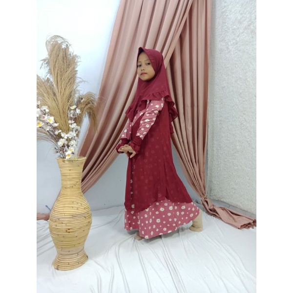 SET GAMIS ANAK MALIKA