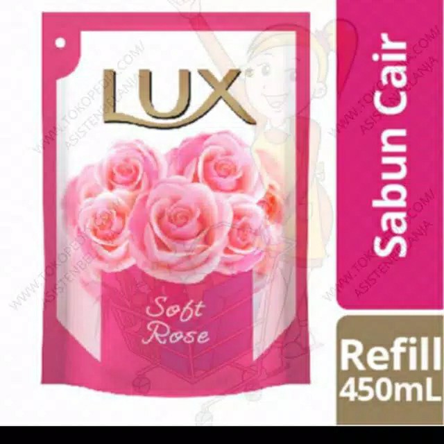 Lux Soft Rose Sabun Cair 450 Ml