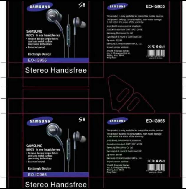 Hf Handsfree Earphone Handset Handphone High Quality